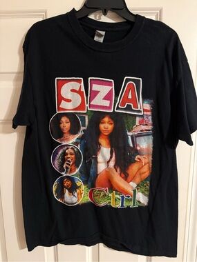 SZA Graphic Tee - Black